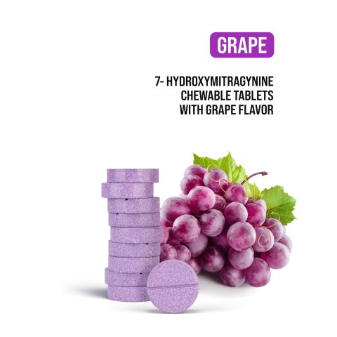 20mg 7-Hydroxy Tablets - Grape - Thumbnail 4