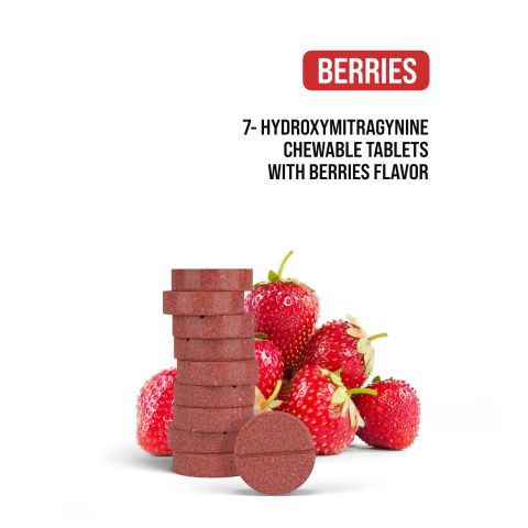 30mg 7-Hydroxy Tablets - Berries - Thumbnail 4