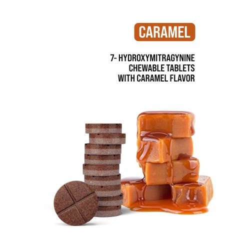 40mg 7-Hydroxy Tablets - Caramel - Thumbnail 4