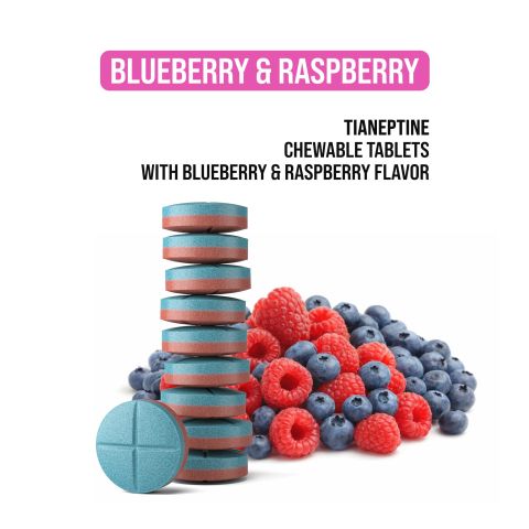 40mg Tianeptine Tablets - Blueberry & Raspberry - Thumbnail 4