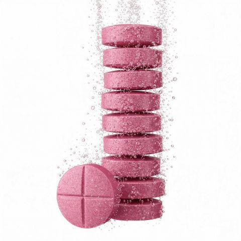 50mg 7-Hydroxy Effervescent Tablets - Strawberry - Thumbnail 1