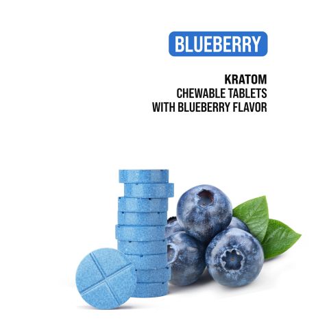 50mg Kratom Tablets - Blueberry - Thumbnail 4