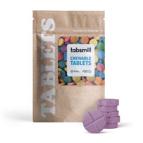 50mg Broad Spectrum CBD Tablets - Grape - Thumbnail 2