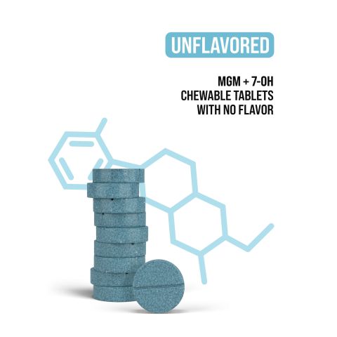 20mg 7-Hydroxy & MGM-15 Tablets - Unflavored - Thumbnail 4