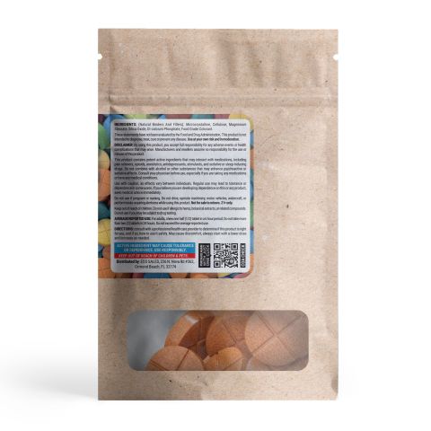 50mg Ashwagandha, L-Theanine, L-THP Tablets - Peach Citrus - Thumbnail 9
