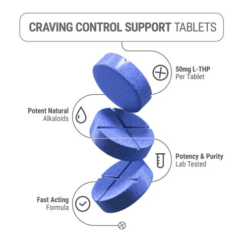 50mg L-THP Tablets - Blue Razz - Thumbnail 5