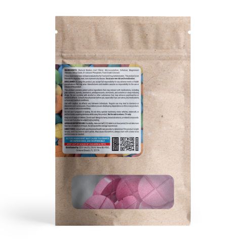 50mg Full Spectrum CBD Tablets - Strawberry - Thumbnail 9