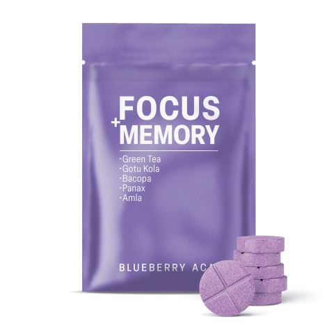 500mg - Focus + Memory - Mood Tablets - Thumbnail 2