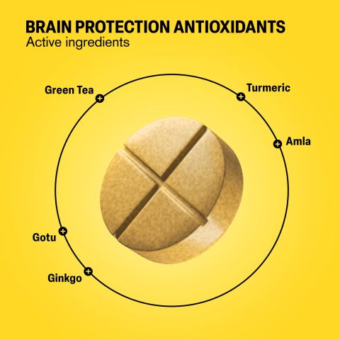 500mg - Brain Protection Antioxidants - Mood Tablets - Thumbnail 5