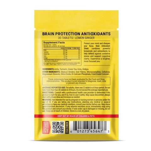 500mg - Brain Protection Antioxidants - Mood Tablets - Thumbnail 8