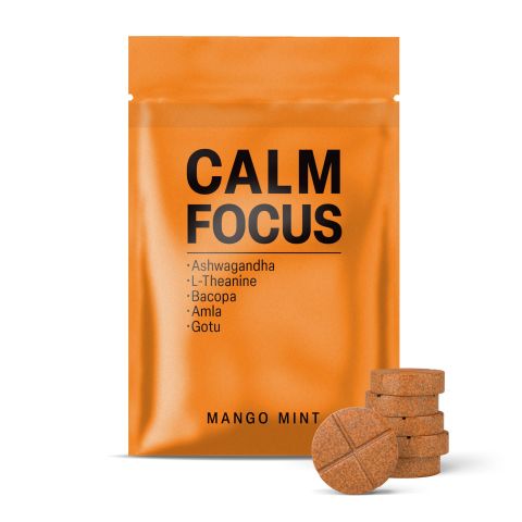 500mg - Calm Focus - Mood Tablets - Thumbnail 2