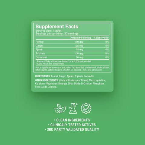 500mg - Bloat Relief - Mood Tablets - Thumbnail 9