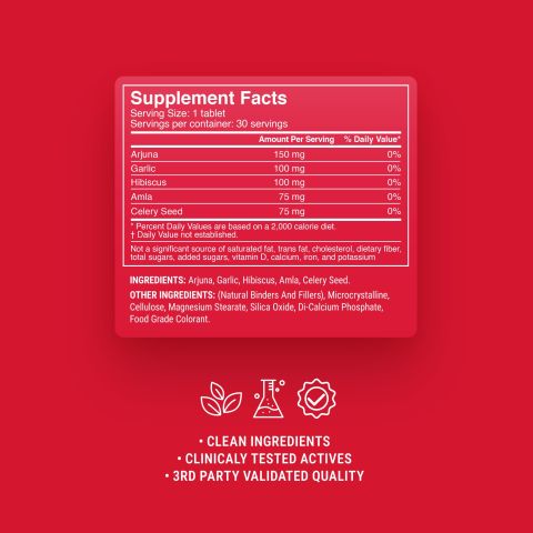 500mg - Blood Pressure Support - Mood Tablets - Thumbnail 9