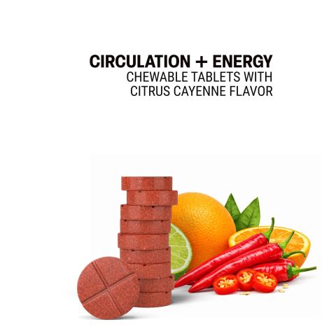 500mg - Circulation + Energy - Mood Tablets - Thumbnail 4
