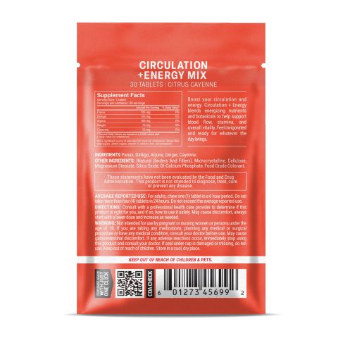 500mg - Circulation + Energy - Mood Tablets - Thumbnail 8