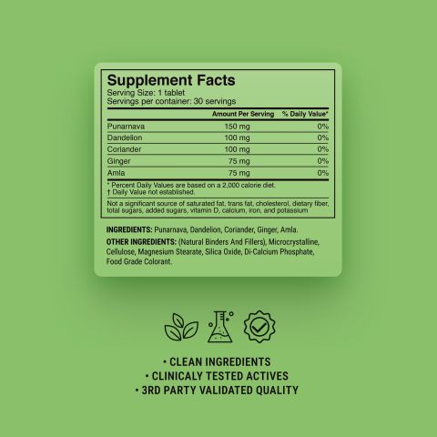 500mg - Kidney Herbal Support - Mood Tablets - Thumbnail 9
