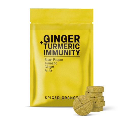 500mg - Ginger + Turmeric - Mood Tablets - Thumbnail 2
