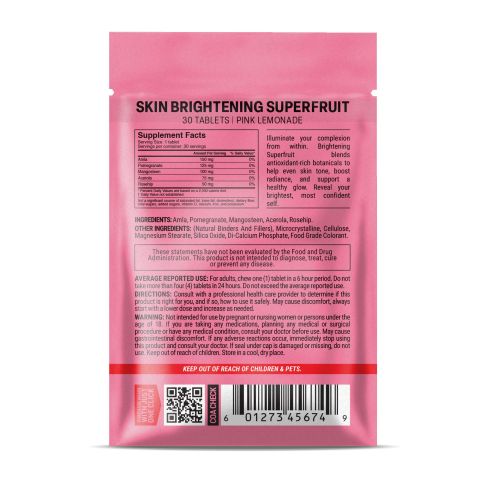 500mg - Skin Brightening SuperFruit - Mood Tablets - Thumbnail 8