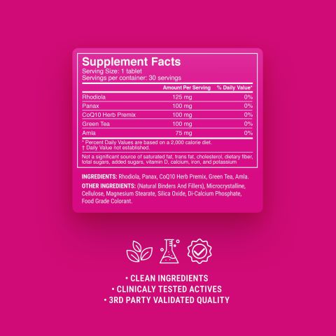 500mg - Mitochondria Support Herb Mix - Mood Tablets - Thumbnail 9
