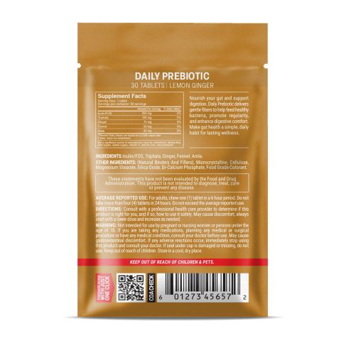 500mg - Daily Prebiotic - Mood Tablets - Thumbnail 8
