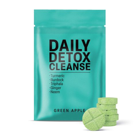 500mg - Daily Cleanse - Green Apple - Mood Tablets - Thumbnail 2
