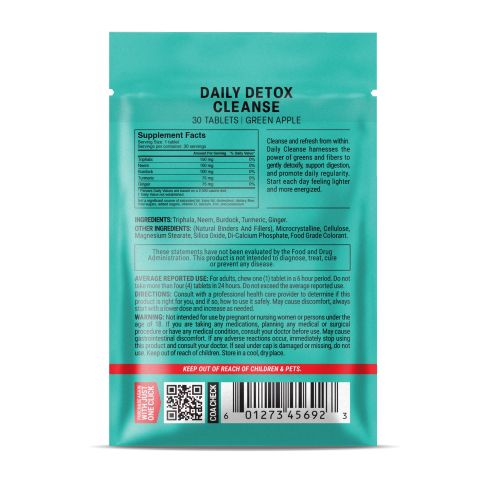 500mg - Daily Cleanse - Green Apple - Mood Tablets - Thumbnail 8