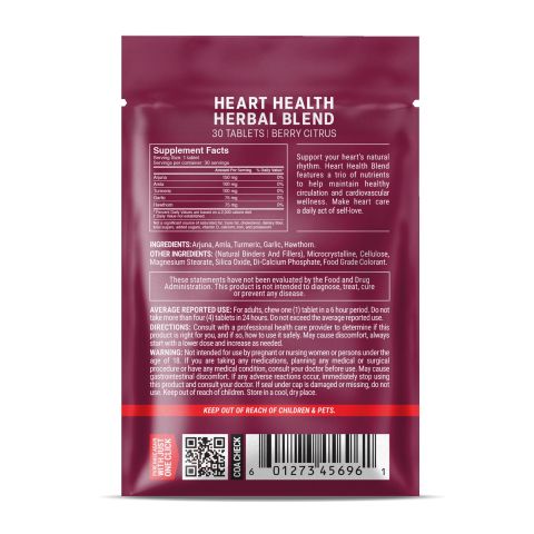 500mg - Heart Health Herbal Blend - Mood Tablets - Thumbnail 8