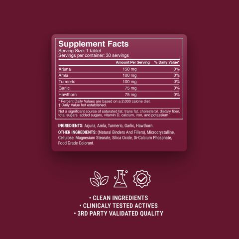 500mg - Heart Health Herbal Blend - Mood Tablets - Thumbnail 9