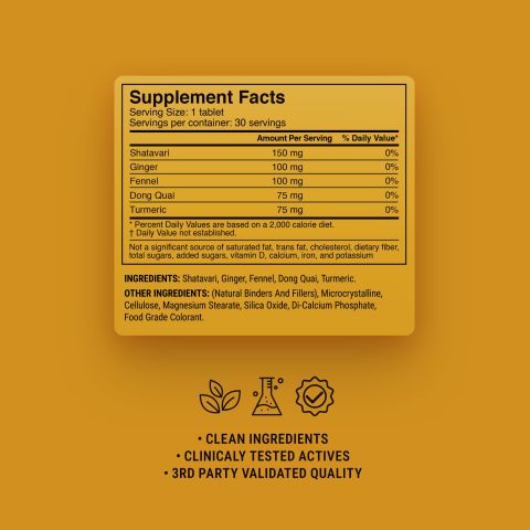 500mg - Cycle Comfort - Mood Tablets - Thumbnail 9