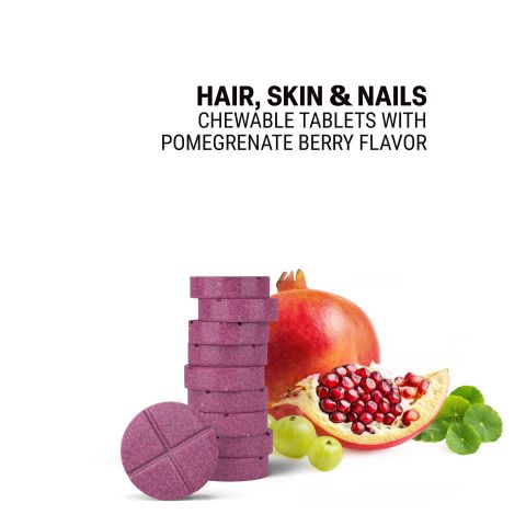 500mg - Hair Skin & Nails - Mood Tablets - Thumbnail 4
