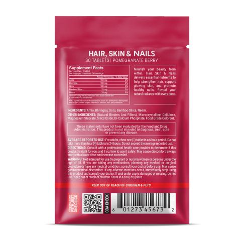 500mg - Hair Skin & Nails - Mood Tablets - Thumbnail 8