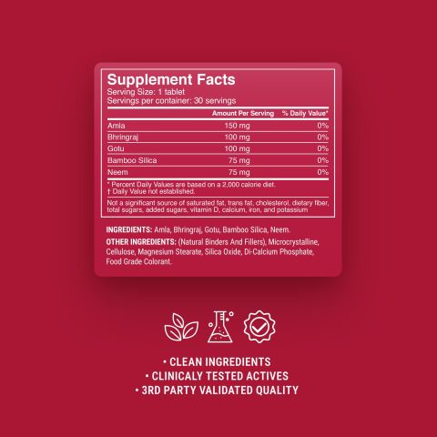 500mg - Hair Skin & Nails - Mood Tablets - Thumbnail 9
