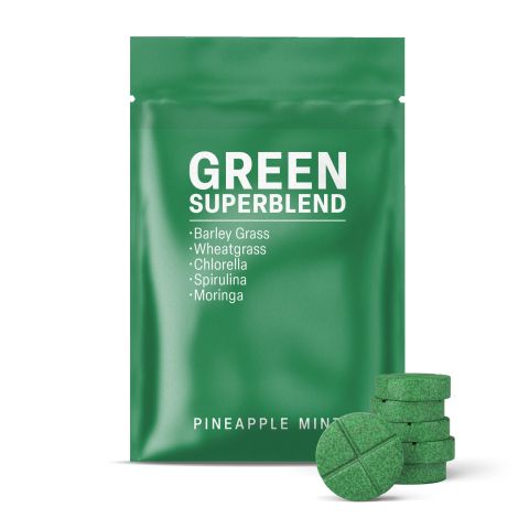 500mg - Green Superblend - Mood Tablets - Thumbnail 2