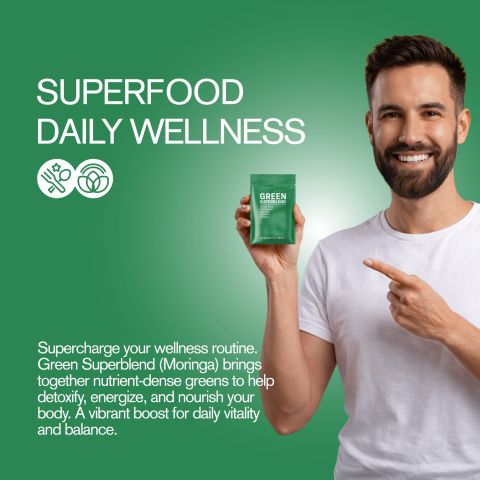 500mg - Green Superblend - Mood Tablets - Thumbnail 6