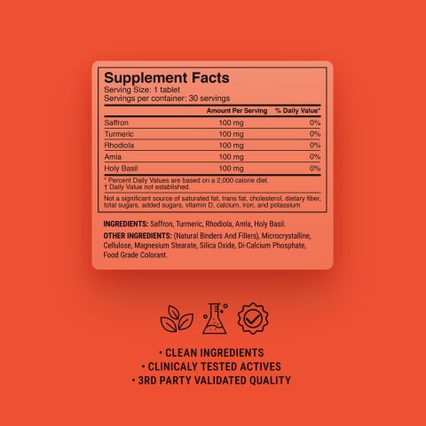 500mg - Serotonin Support - Mood Tablets - Thumbnail 9