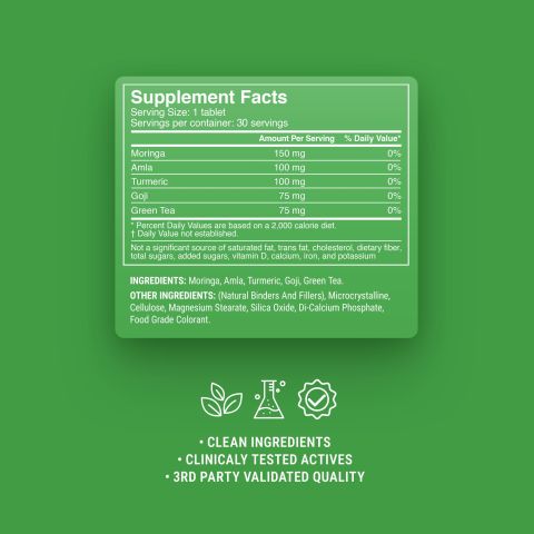 500mg - Asian Superfood Daily - Mood Tablets - Thumbnail 9