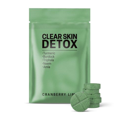 500mg - Clear Skin Detox - Mood Tablets - Thumbnail 2
