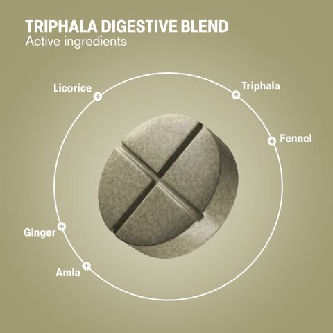 500mg - Triphala Digestive - Mood Tablets - Thumbnail 5