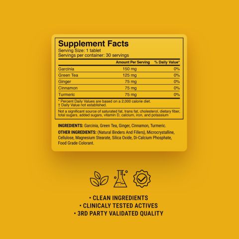 500mg - Belly Fat Support - Mood Tablets - Thumbnail 9