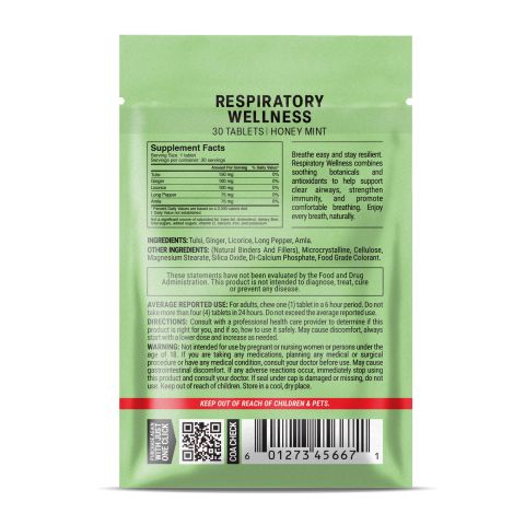 500mg - Respiratory Wellness - Mood Tablets - Thumbnail 8