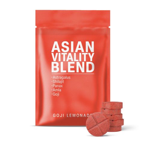 500mg - Asian Vitality Blend - Mood Tablets - Thumbnail 2