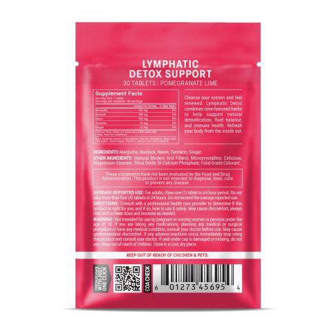 500mg - Lymphatic Detox Support - Mood Tablets - Thumbnail 8