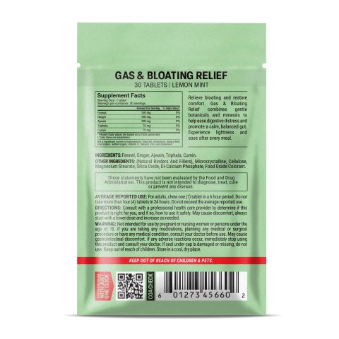 500mg - Gas & Bloating Relief - Mood Tablets - Thumbnail 8