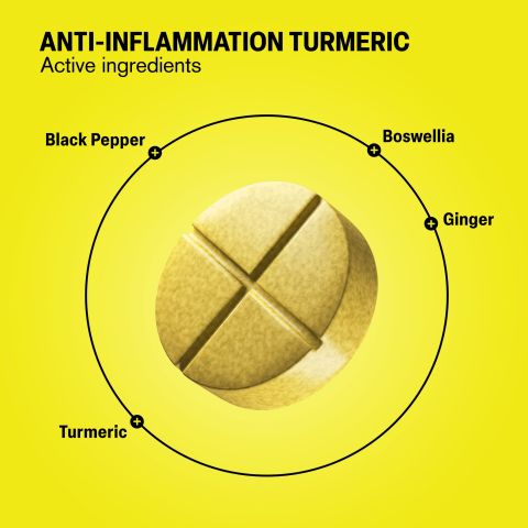 500mg - Anti-Inflammation Turmeric - Mood Tablets - Thumbnail 5