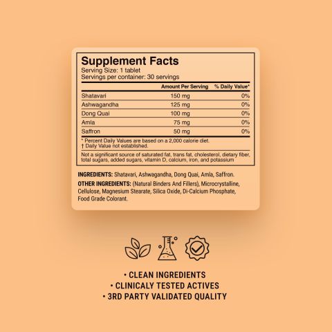 500mg - Hormone Balance - Mood Tablets - Thumbnail 9