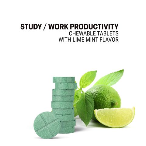 500mg - Study Work Productivity - Mood Tablets - Thumbnail 4