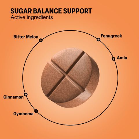 500mg - Sugar Balance Support - Mood Tablets - Thumbnail 5