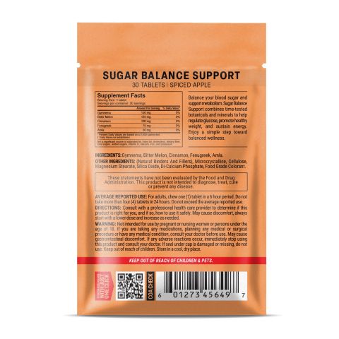 500mg - Sugar Balance Support - Mood Tablets - Thumbnail 8