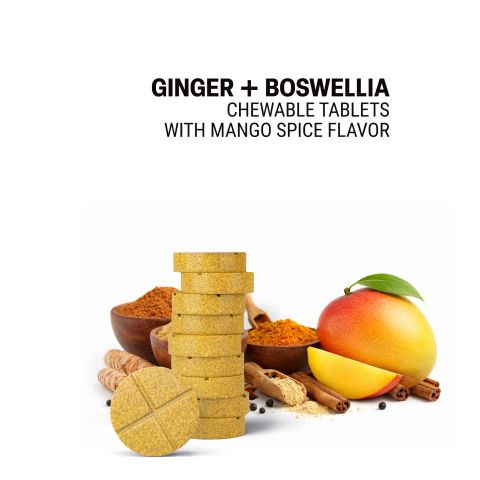 500mg - Ginger + Boswellia - Mood Tablets - Thumbnail 4