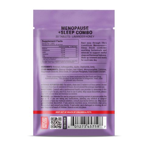 500mg - Menopause + Sleep Combo - Mood Tablets - Thumbnail 8